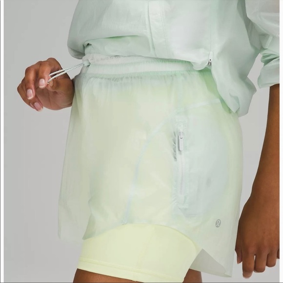 Lululemon Step Out High Rise short in ocean air mint - Picture 4 of 6